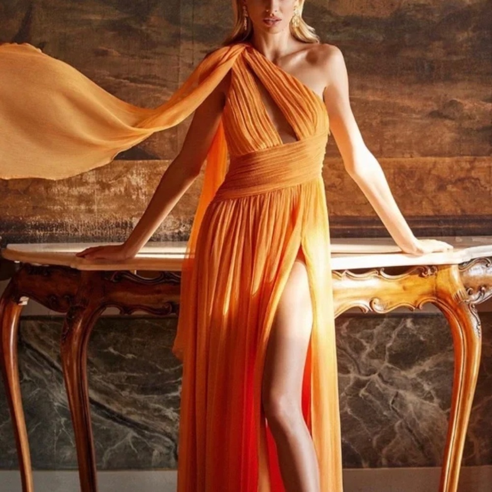 Alamour Gown - Sarelle Orange